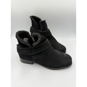 Women's Skechers Keepsakes 2.0 Boots Women Size 9.5 Black Leather Comfort Lined